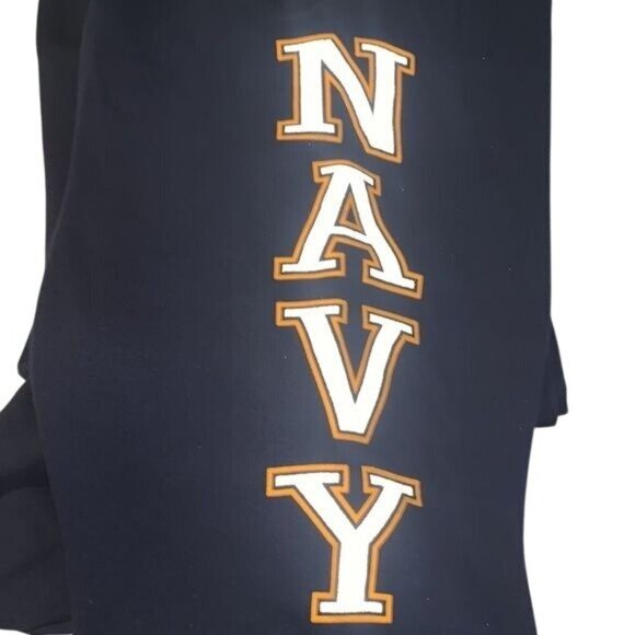 M.J. Soffe Navy Sweatpants XL Elastic Waistband 50/50 Cotton & Polyester Made In - Picture 8 of 11